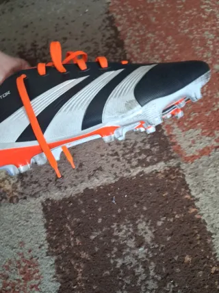 Botas de fútbol Adidas Predator Negras Naranja