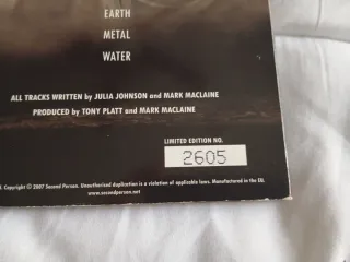 CD The Elements Second Person Edición Limitada