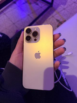 iPhone 13 Pro GOLD con cargador