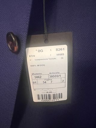 Americana Christian Kimber Azul Lujo Italiano