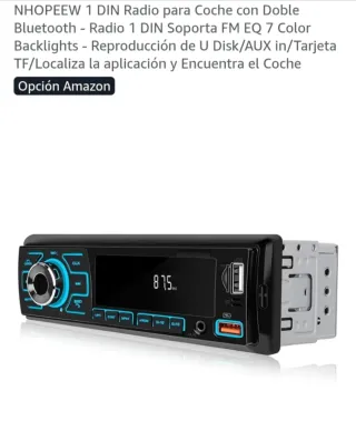 Radio Coche Bluetooth