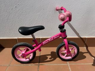 Bicicleta rosa Chicco para niña/o