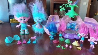 Casa Trolls con figuras + Trolls grandes