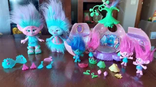 Casa Trolls con figuras + Trolls grandes