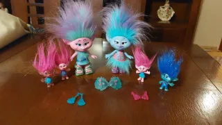 Casa Trolls con figuras + Trolls grandes