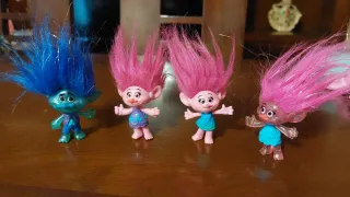 Casa Trolls con figuras + Trolls grandes