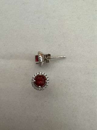 Pendientes de plata con circonitas