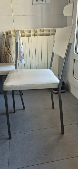 Conjunto de 4 Sillas de cocina asiento acolchado