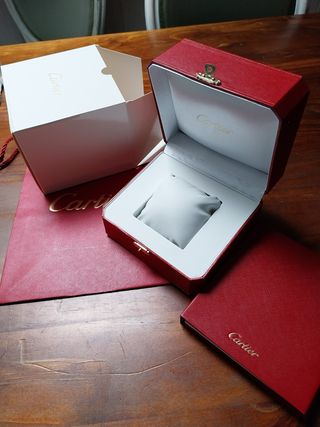 Scatola Cartier bianca completa