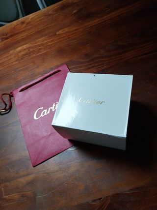 Scatola Cartier bianca completa