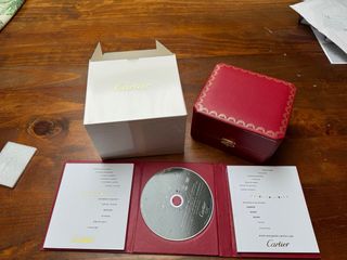 Scatola Cartier bianca completa