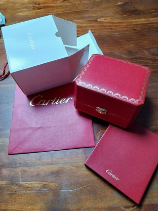 Scatola Cartier bianca completa