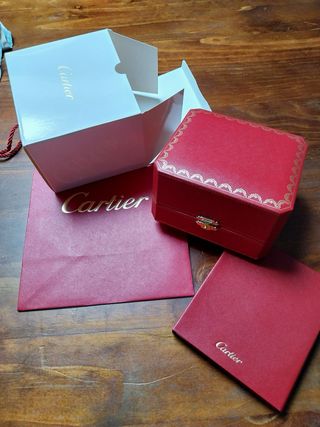 Scatola Cartier bianca completa