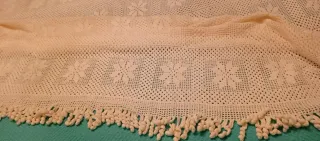 Colcha crochet hecha a mano