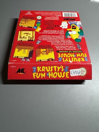 Krusty's Fun House Game Boy Nintendo PAL ESP