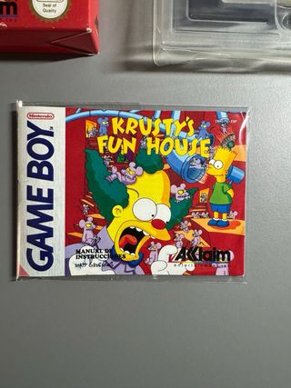 Krusty's Fun House Game Boy Nintendo PAL ESP
