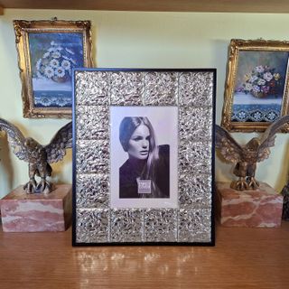 Cornice Portafoto in Argento x foto cm 14x20 NUOVA