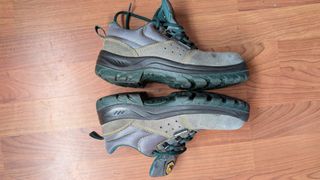 Zapatos de seguridad Be9 Work grises y verdes