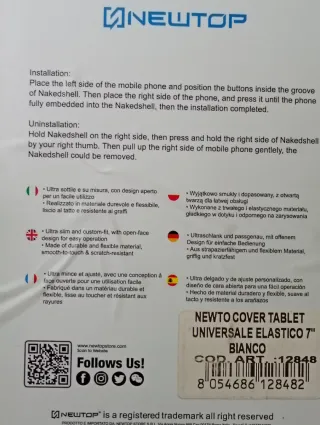 CUSTODIA UNIVERSALE PER TABLET 7" NUOVA