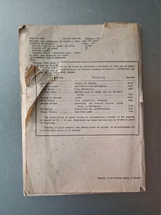 Revista literaria ALMONEDA años 60