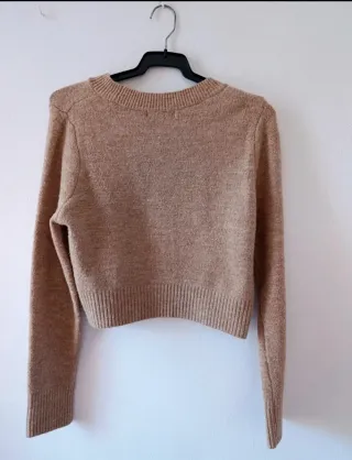 Jersey beige de punto