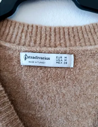 Jersey beige de punto