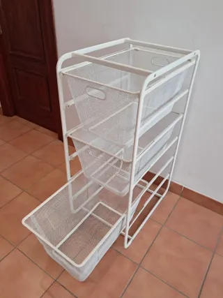 Cajonera Metálica Ikea con 3 cestas