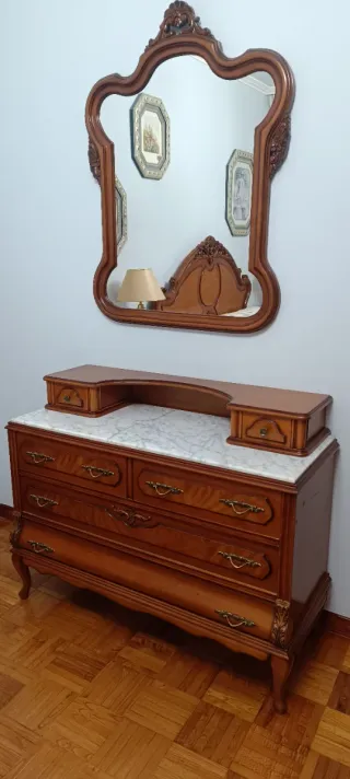 Dormitorio completo madera maciza