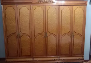 Dormitorio completo madera maciza