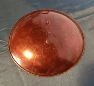 Piatto vintage in rame da parete 23 cm