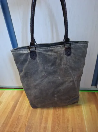 Bolso Tote Domestic Mail Gris