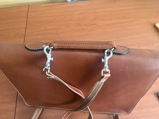 Maletín de piel Fabio color marrón