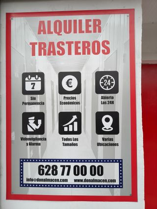 Trasteros pequeños en Zaragoza – desde 46€/mes