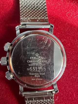 Cronógrafo Poljot Komandirskie 3133