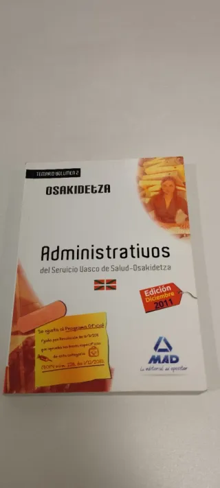 Temario Administrativos Osakidetza, vol. 2