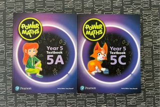 PowerMath book Year 5. Libro matemáticas en inglés