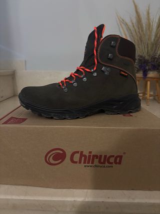 Botas Chiruca Trekking Verde Naranja