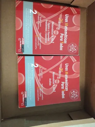 Unas Matemáticas Para Todos.Volumen 1 y 2