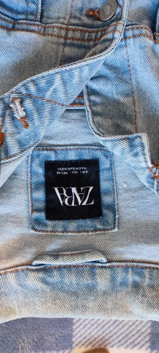 Chaqueta Vaquera Zara Talla L