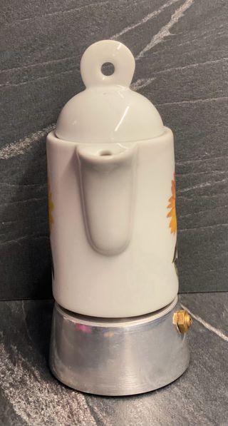 Moka vintage girasole 1 tazza ceramica