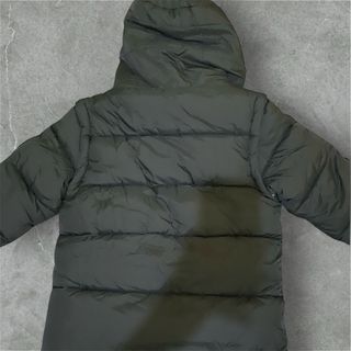 Abrigo de plumas Negro