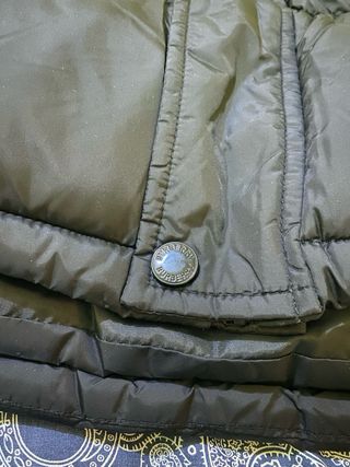 Abrigo de plumas Negro