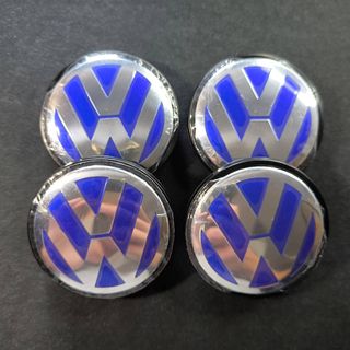 TAPABUJES VW 56mm AZUL EMBLEMA LLANTAS VOLKSWAGEN