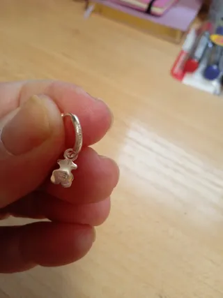 Pendientes Tous Oso Plata