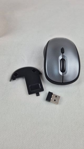 Ratón Inalámbrico Trust Silencioso Gris Negro