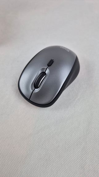 Ratón Inalámbrico Trust Silencioso Gris Negro