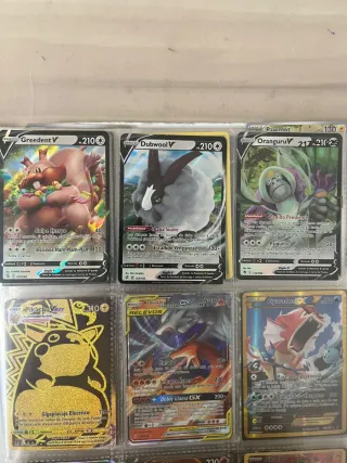 Álbum de cartas Pokémon V, GX, VMAX cromos