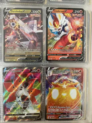 Álbum de cartas Pokémon V, GX, VMAX cromos