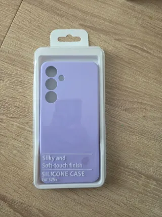 Funda Silicona Suave Samsung S25+ Morada