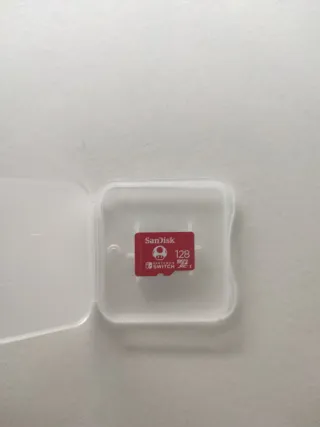 Tarjeta MicroSD128gb Nintendo y mandos Mario Kart